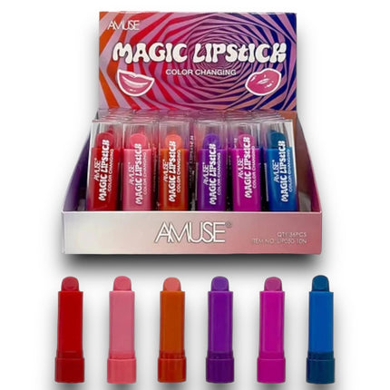 36 pcs Amuse Magic Lipstick