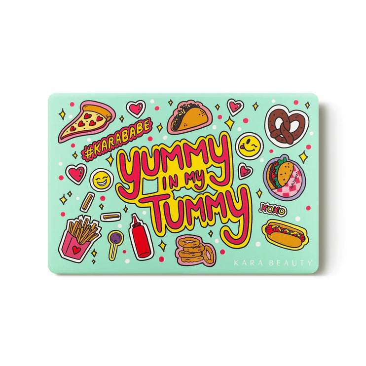 Kara Beauty Yummy in my Tummy Shadow Palette with Stickers Retail $18.99