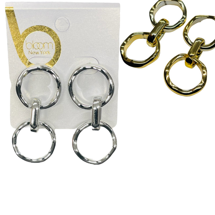 12 pair Chain Link Drop Earrings