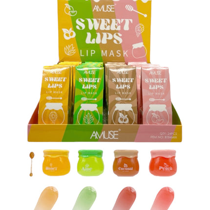 Amuse Sweet Lips Honey Jar Lip Mask 6 pc SET
