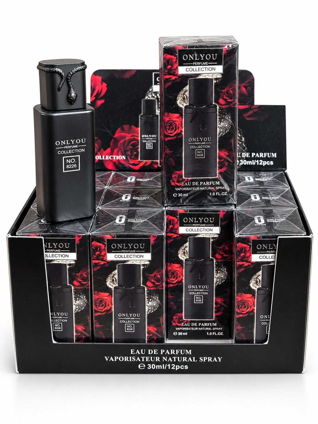 ONLYOU Black rose - Box of 12