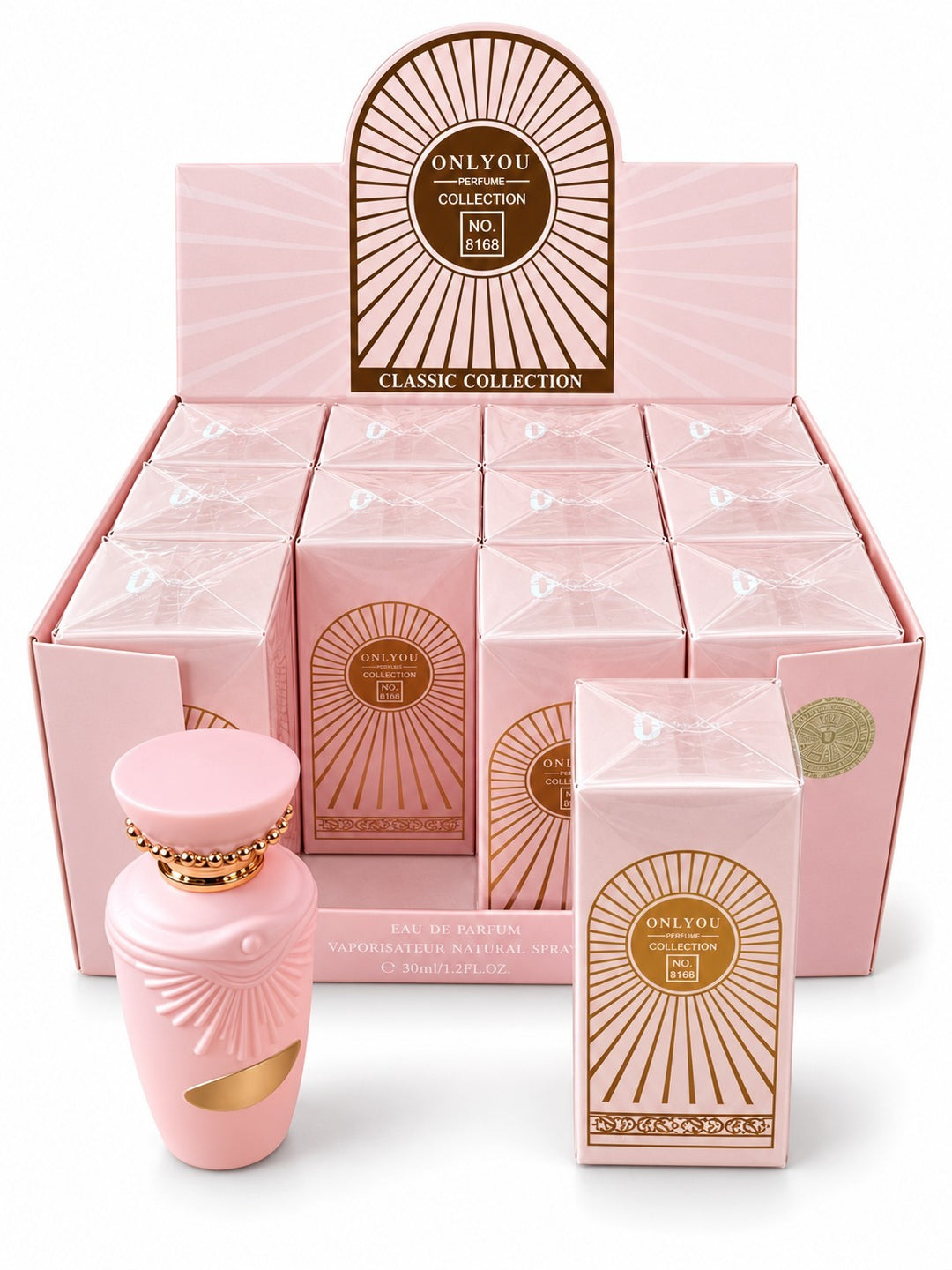 ONLYOU Pink sunburst - Box of 12