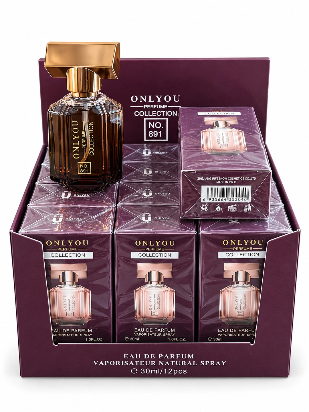 ONLYOU Plum & gold - Box of 12