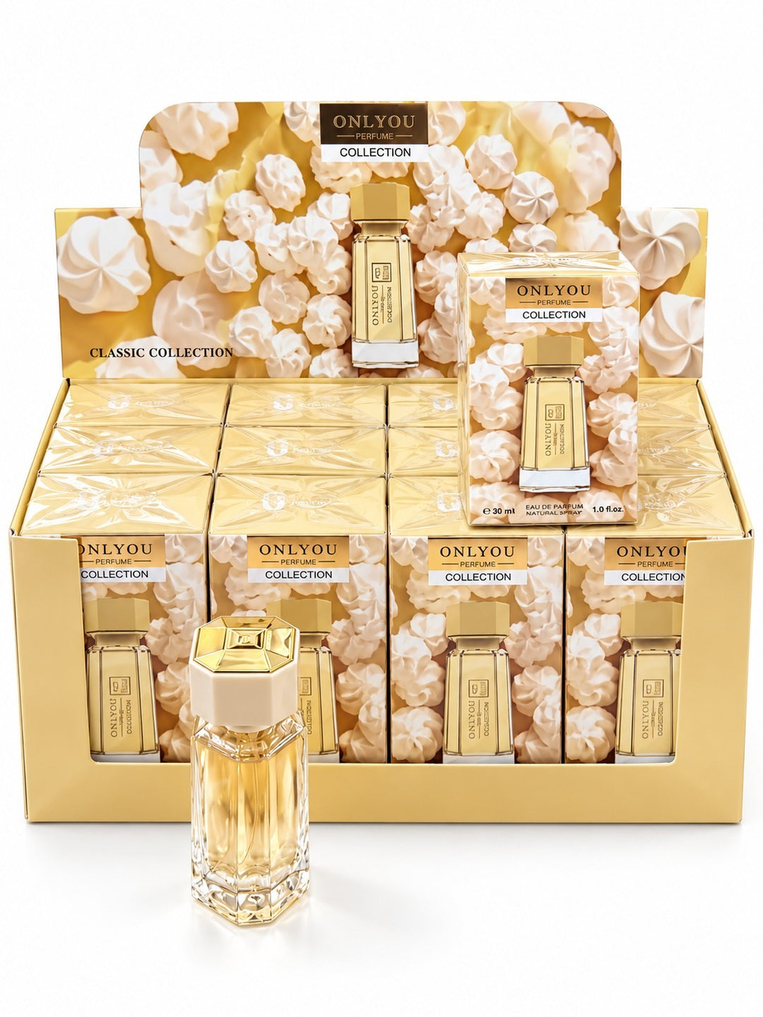 ONLYOU Gold floral - Box of 12