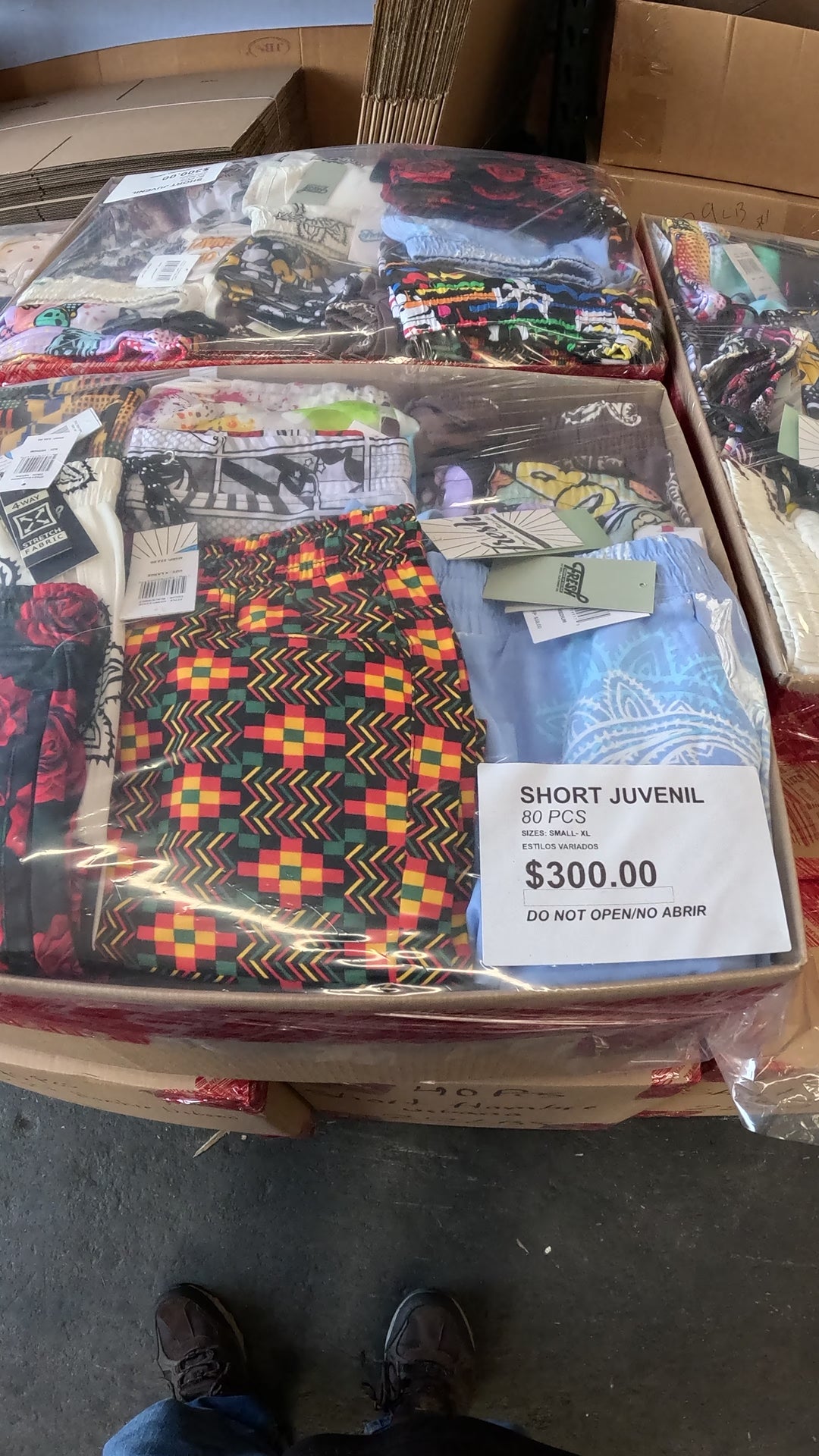 Wholesale Youth Print Shorts Lot – Assorted Styles &amp; Sizes (80 Pcs)